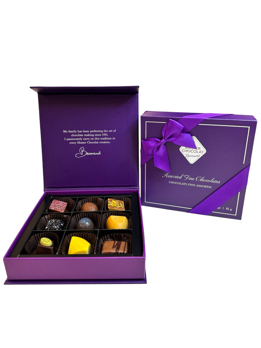 Assorted Chocolate Box by BERNARD (9 Piece) – Chocolate Lethbridge