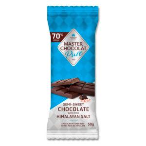 Dark 70% Chocolate Bar with Pink Himalayan Salt by BERNARD