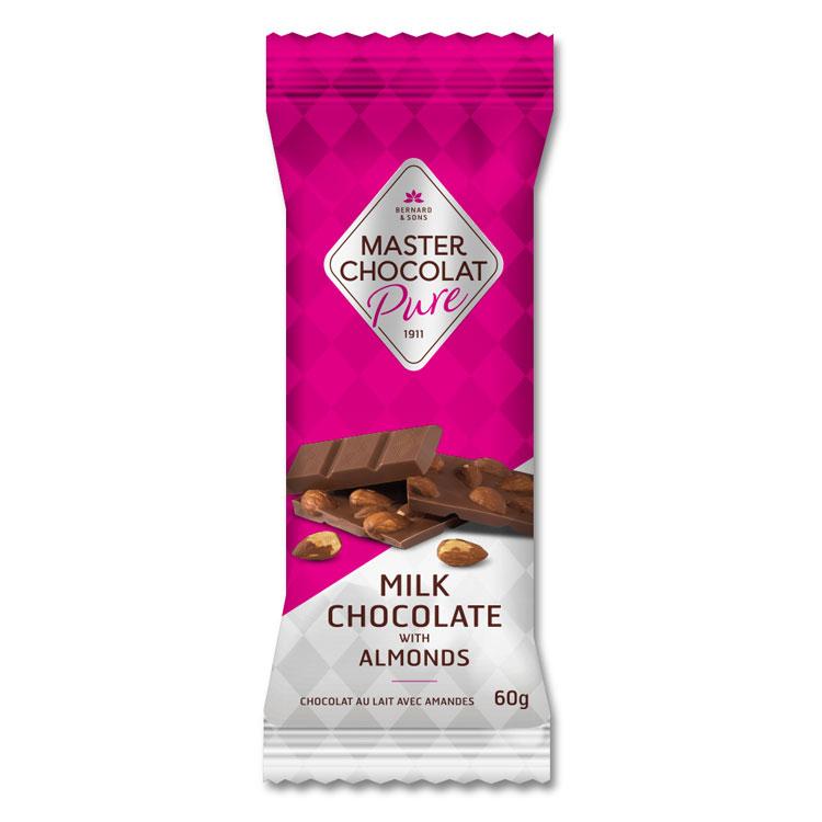 Milk Chocolate Bar with Almonds by BERNARD
